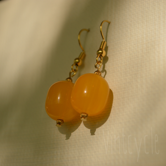 Butterscotch Amber Drop Earrings