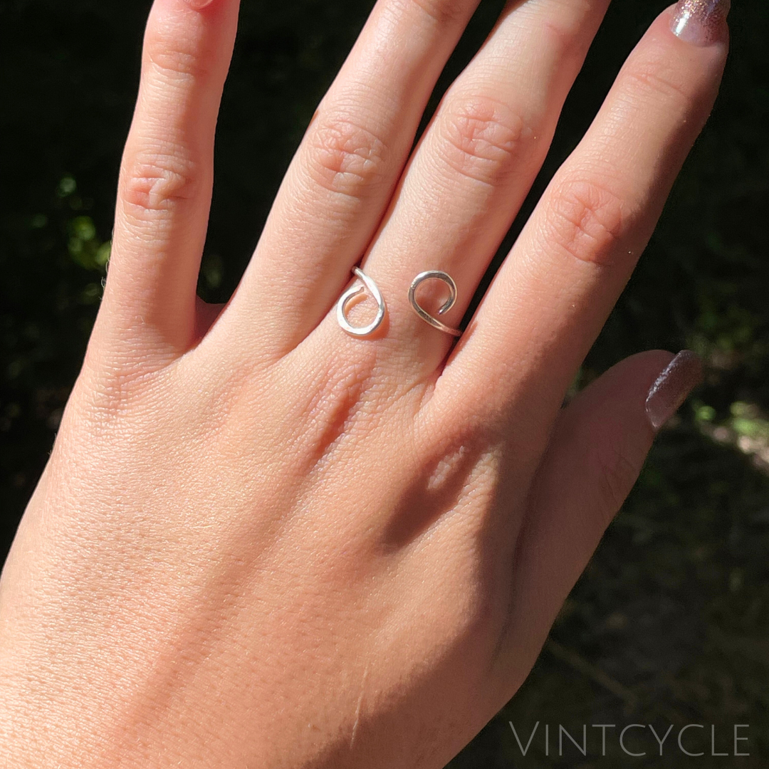 Large Open Circle - Adjustable Stacking Ring