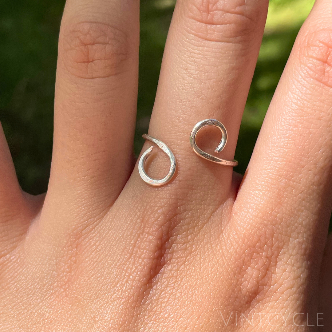 Large Open Circle - Adjustable Stacking Ring